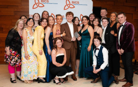 Members of MIDAS pictured accepting their award